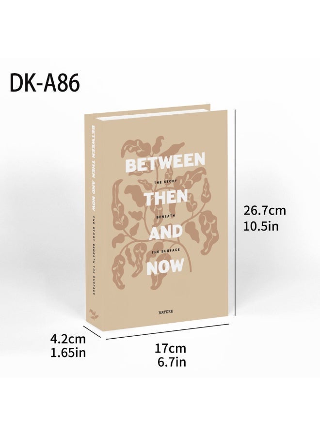 أوليس فيرس  ٤ قطع من كتب الزينة المحايدة للديكور المنزلي – كتب وهمية بتصميم نوردي حديث غير لامع | مجموعة كتب مزيّفة بسيطة للرفوف، طاولة القهوة، غرفة المعيشة، المكتب والغرفة، زينة أنيقة وعصرية - Image 4